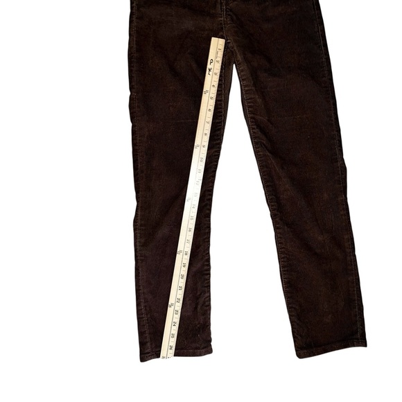 Levi’s Wedgie Straight Brown corduroy Jeans Size 24/28 - Picture 4 of 11